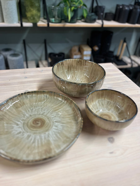 Glaserte keramikkskåler